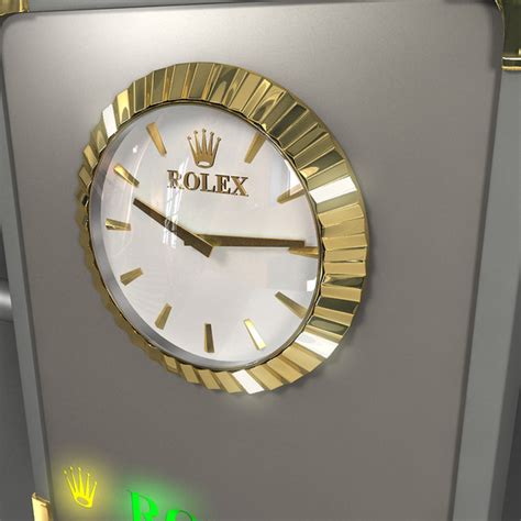 watch replica wall clock|rolex clocks for sale.